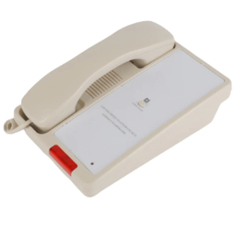 Beige Wall Mounted Landline Phone