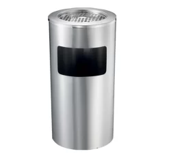 Stainless Steel Ashtray With Bin For Hotel