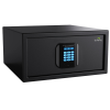 DEHS0010-1 Black Hotel Safe Box With Spring Loaded Door