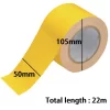 DFMT0002-1 Floor Marking Tape – Yellow (Pack of 5)