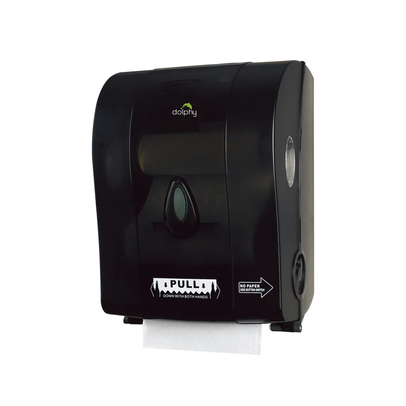 Auto-Cut Paper Towel Dispenser – Black