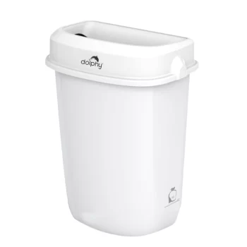 Plaza Waste Bin 32L – White