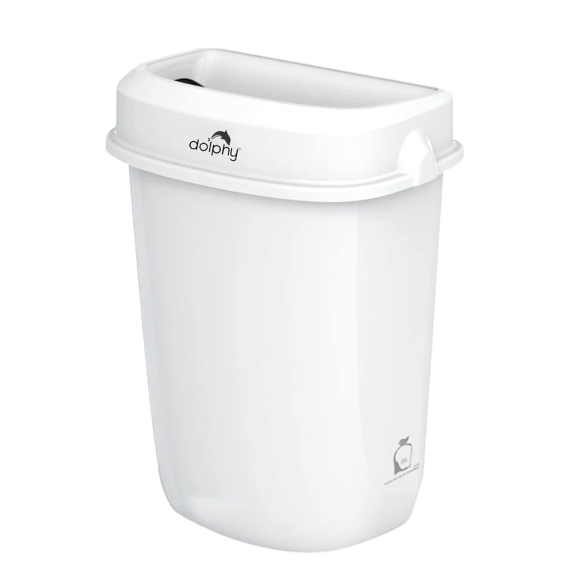 Plaza Waste Bin 32L – White