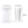 Plaza Waste Bin 32L – White