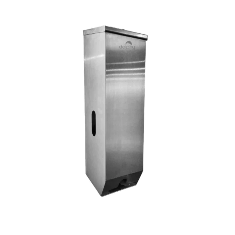 Triple Toilet Roll Dispenser – Silver